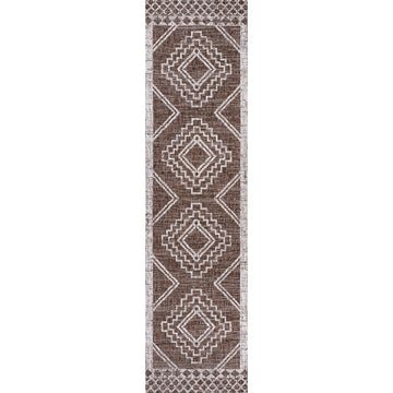 Marokko Diamond Tribal Medallion Indoor/outdoor Area Rug